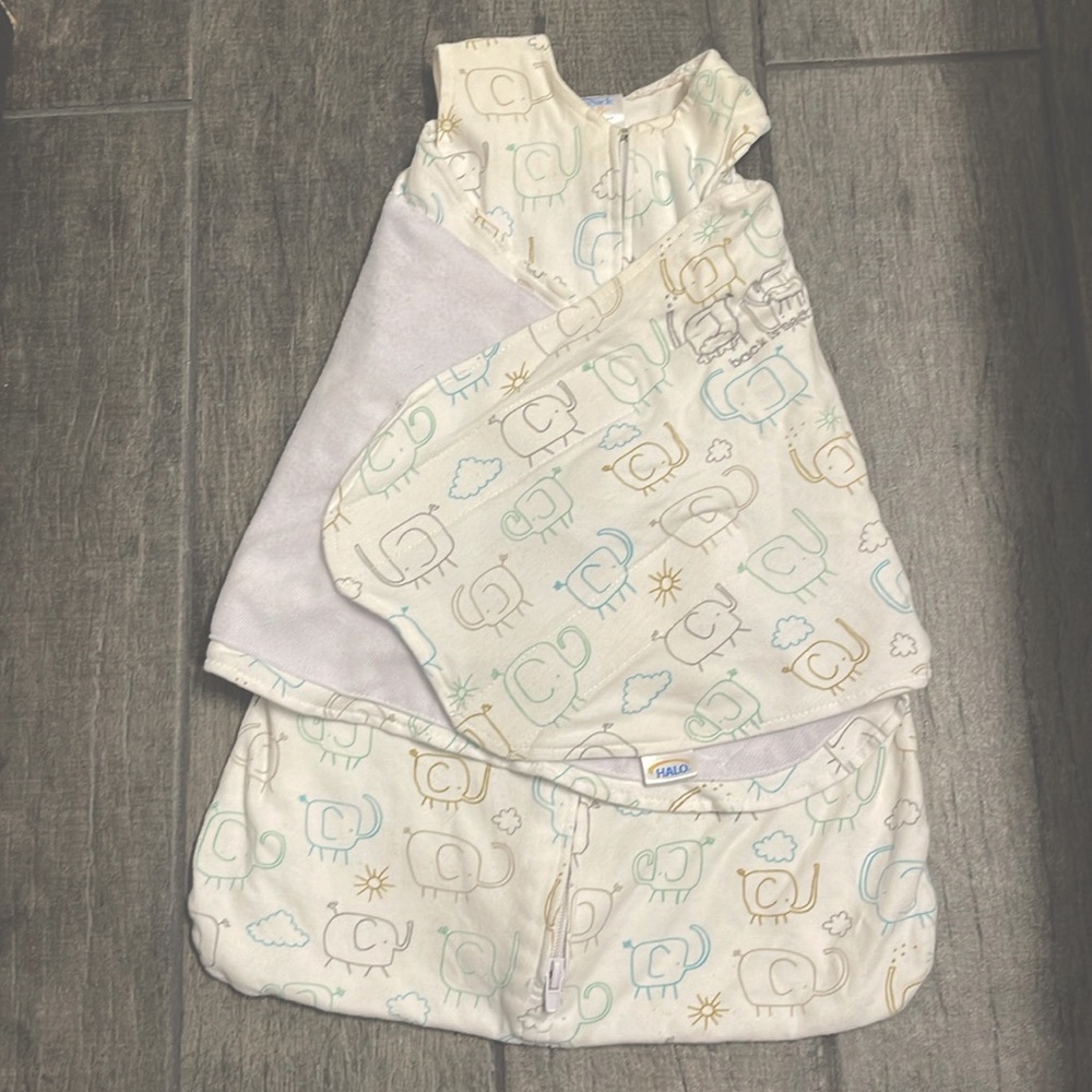 Newborn Halo Sleep Sack - Cotton Swaddle Wrap